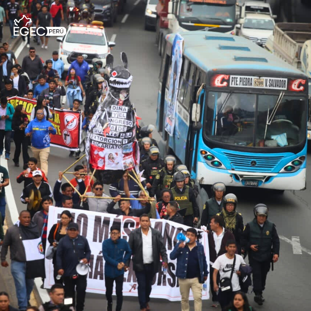 Gamarra y transportistas unidos gran paro nacional contra la inseguridad este 6 de febrero