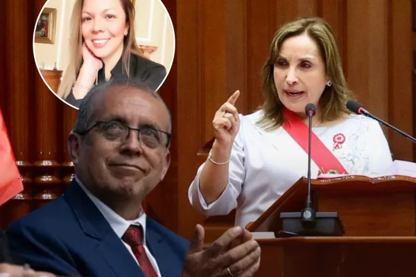 Dina Boluarte en crisis escándalo de audios y corrupción